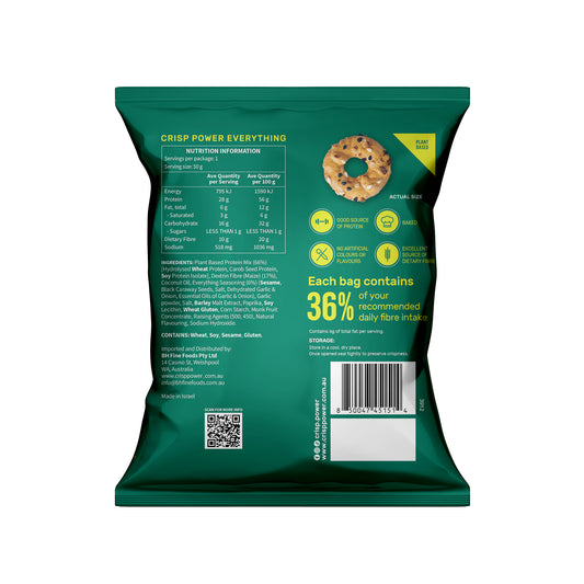 Crisp Power Protein Chips - Everything 50g (6 Pack)