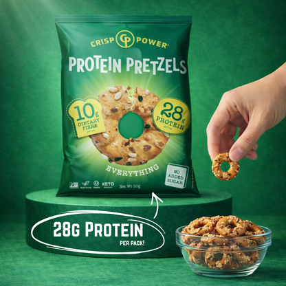 Crisp Power Protein Chips - Everything 50g (6 Pack)